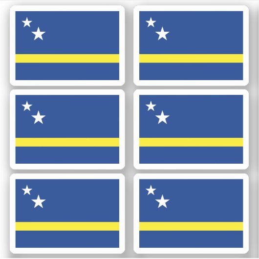 Curaçaoan flag シール (正面)