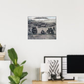 CuracaoPanoric MapCuracao,オランダ ポスター (ホームオフィス)