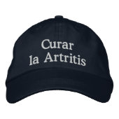 "Curar la Artritis" - Boordados Hat 刺繍入りキャップ (正面)