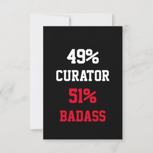 Curator Badass Card カード (正面)