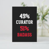 Curator Badass Card カード (スタンド正面)