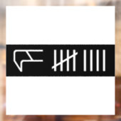 Curb Score Window Cling ウィンドウサイン (シート2)