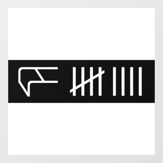 Curb Score Window Cling ウィンドウサイン (シート)