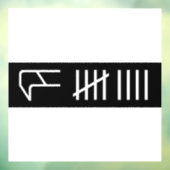 Curb Score Window Cling ウィンドウサイン (シート3)