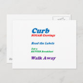 CURB SUGAR CRAVINGS: by NAVIN Joshi LOWPRICE ポストカード (正面/裏面)