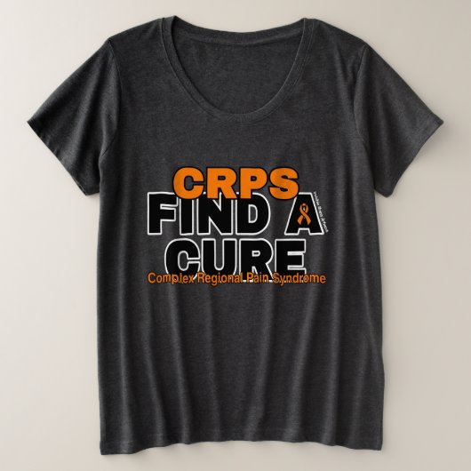 CURE/はっきりした...CRPS プラスサイズTシャツ (デザイン正面)
