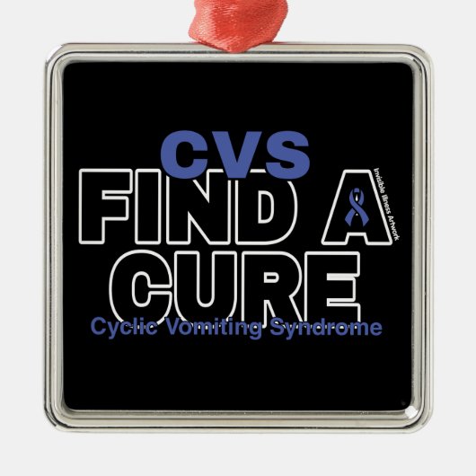 CURE/はっきりした...CVSの検索 メタルオーナメント (正面)