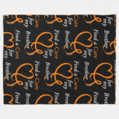 Cure/ハート/Brother...RSD/CRPSの検索 フリースブランケット (正面(横))