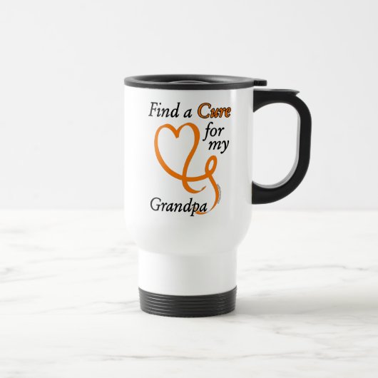 Cure/ハート/Grandpa...RSD/CRPSの検索 トラベルマグ (右)