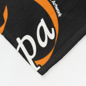 Cure/ハート/Grandpa...RSD/CRPSの検索 フリースブランケット (角)