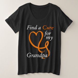 Cure/ハート/Grandpa...RSD/CRPSの検索 プラスサイズTシャツ