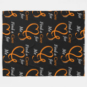 Cure/ハート/Me...RSD/CRPSの検索 フリースブランケット (正面(横))