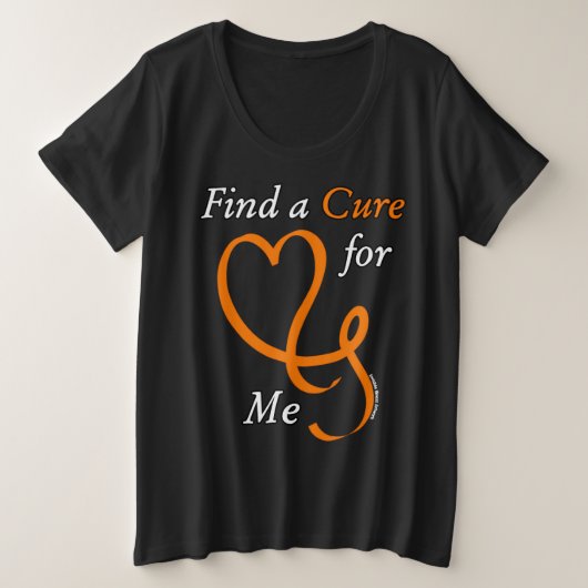 Cure/ハート/Me...RSD/CRPSの検索 プラスサイズTシャツ (デザイン正面)