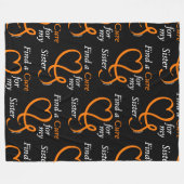 Cure/ハート/Sister...RSD/CRPSの検索 フリースブランケット (正面(横))