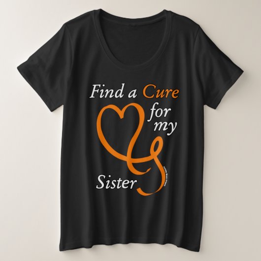 Cure/ハート/Sister...RSD/CRPSの検索 プラスサイズTシャツ (デザイン正面)