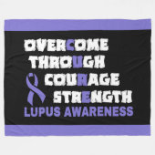 CURE...ルパス フリースブランケット (正面(横))