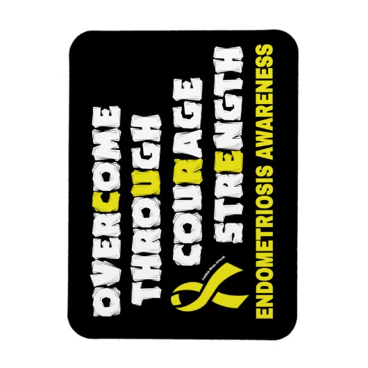 CURE...子宮内膜症 マグネット (縦)