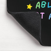 Cure Ableism Not Autism Autism Awareness Cute  マウスパッド (コーナー)