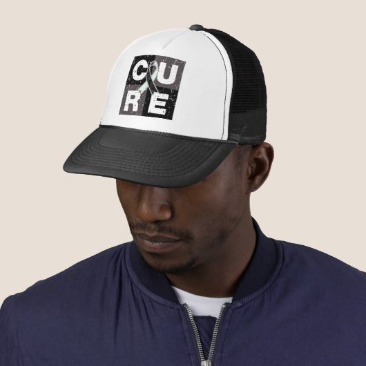 CURE Carcinoid Cancer Distressed Cube キャップ (インサイチュ)