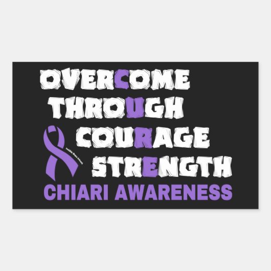 CURE...Chiari 長方形シール (正面)