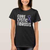 Cure Cystic Fibrosis Warrior Cystic Fibrosis Suppo Tシャツ (正面)