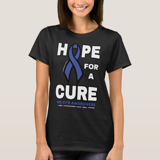 Cure...ME/CFSを希望 Tシャツ (正面)