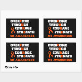 CURE...MS 長方形シール (シート)