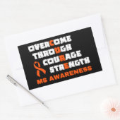 CURE...MS 長方形シール (封筒)