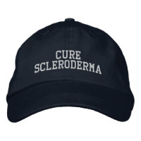 "Cure Scleroderma" – 刺繍帽子
