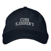 "Cure Sjogren's" - Embroided Hat 刺繍入りキャップ (正面)