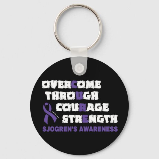 CURE...Sjogren's Keychain キーホルダー (正面)