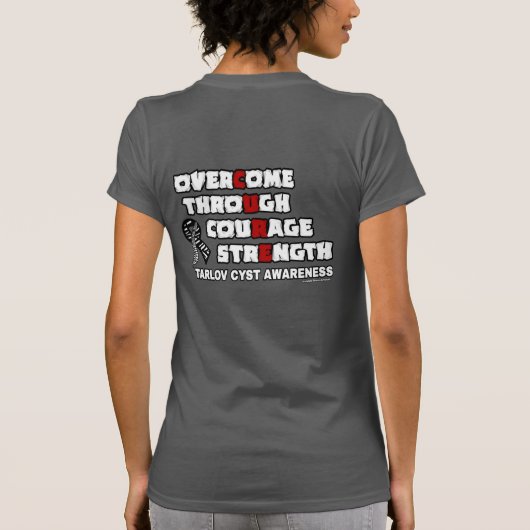 CURE...Tarlov Cyst Tシャツ (裏面)