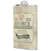Cure What Ails You - Divorce Humor Flask フラスク (左)