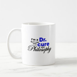 Cure Your PhD Dr Umore(哲学博士号:Drユーモア) コーヒーマグカップ