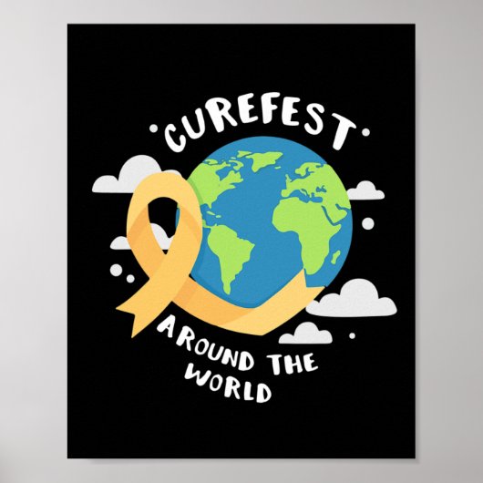 CureFest Around the World Child Cancer Support ポスター (正面)