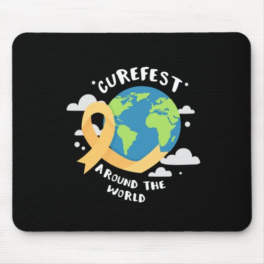 CureFest Around the World Child Cancer Support マウスパッド (正面)