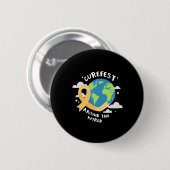 CureFest Around the World Child Cancer Support 缶バッジ (正面&裏面)