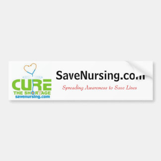 curethe2、SaveNursing.comの広がりの認識度… バンパーステッカー