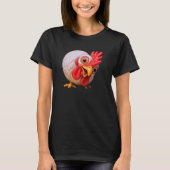 Curieuse comme une poule tシャツ (正面)