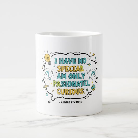 Curiosity  ジャンボコーヒーマグカップ (正面)