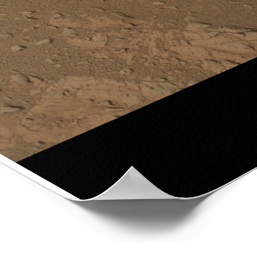 Curiosity Rover at John Klein Site ポスター (角)