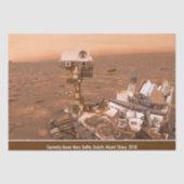 Curiosity Rover Mars Dusty Selfie at Mount Sharp 薄葉紙 (正面)