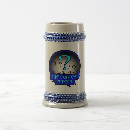 Curiosoのポッドキャストステイン! ビールジョッキ (中央)