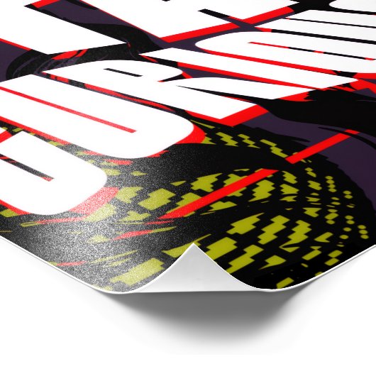 Curious Aura — Modern Minimal Poster フォトプリント (角)