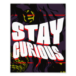 Curious Aura — Modern Minimal Poster フォトプリント