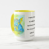 Curious Baby Dragon マグカップ (正面左)