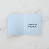 Curious Bearded Chicken Head Close-Up  カード (内部)