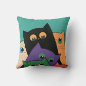 Curious Cats クッション (裏面)