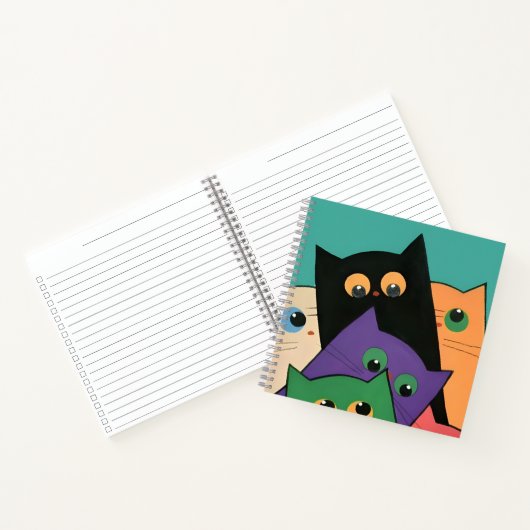 Curious Cats ノートブック (内部)