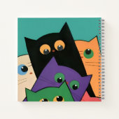 Curious Cats ノートブック (裏面)